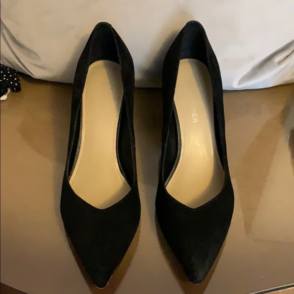 Marc Fischer suede block heels